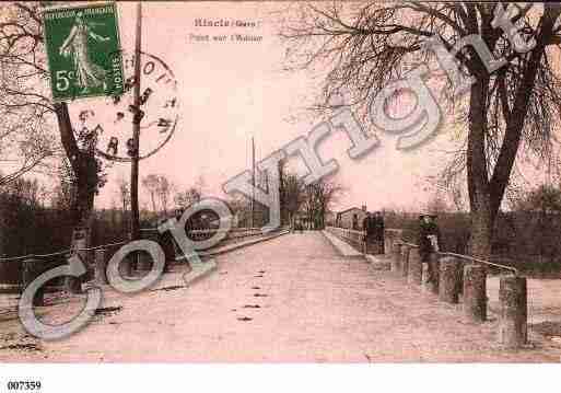 Ville de RISCLE, carte postale ancienne