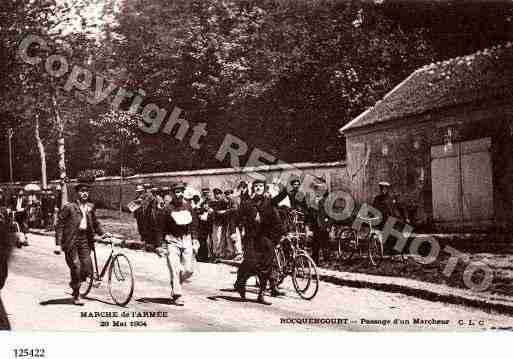 Ville de ROCQUENCOURT, carte postale ancienne