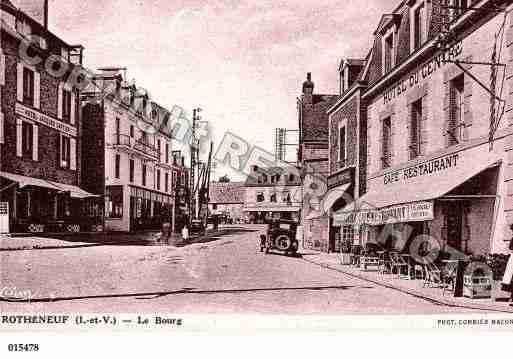 Ville de ROTHENEUF, carte postale ancienne