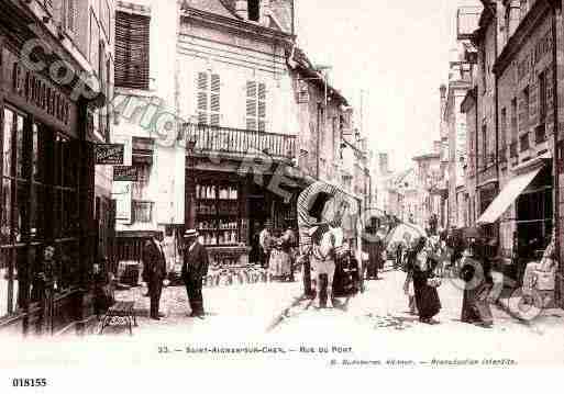 Ville de SAINTAIGNAN, carte postale ancienne