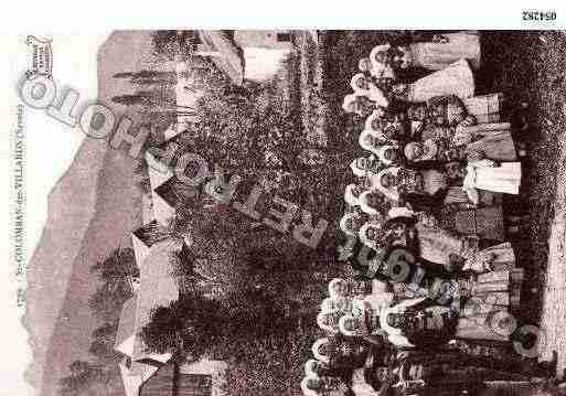 Ville de SAINTCOLOMBANDESVILLARDS, carte postale ancienne