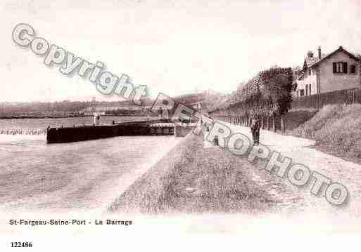 Ville de SAINTFARGEAUPONTHIERRY, carte postale ancienne