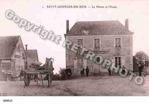 Ville de SAINTGEORGESDUBOIS, carte postale ancienne