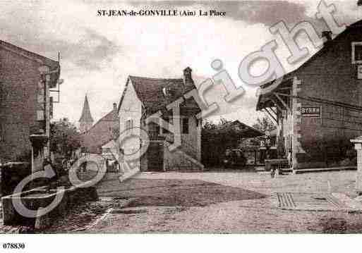 Ville de SAINTJEANDEGONVILLE, carte postale ancienne