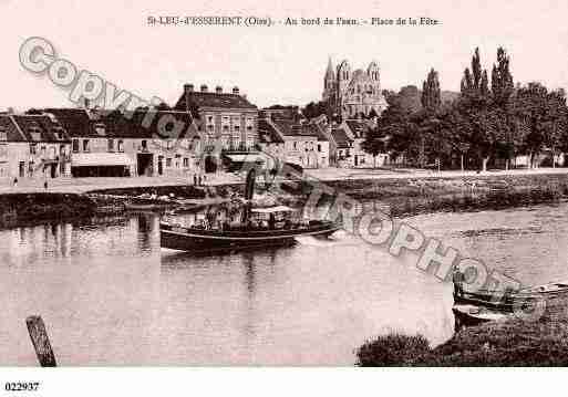 Ville de SAINTLEUD'ESSERENT, carte postale ancienne