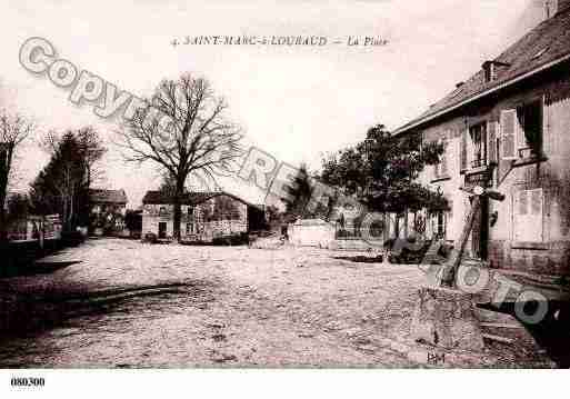 Ville de SAINTMARCALOUBAUD, carte postale ancienne