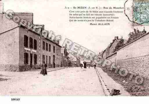 Ville de SAINTMEENLEGRAND, carte postale ancienne
