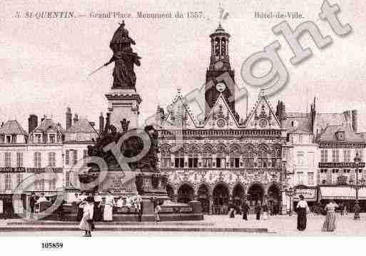 Ville de SAINTQUENTIN, carte postale ancienne