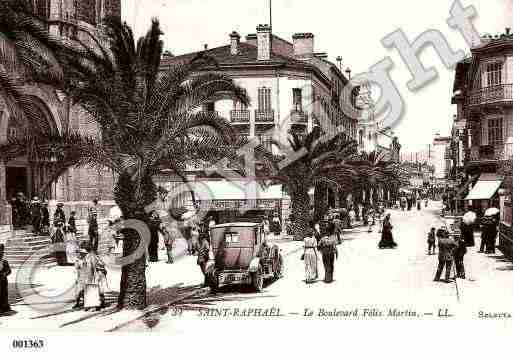 Ville de SAINTRAPHAEL, carte postale ancienne