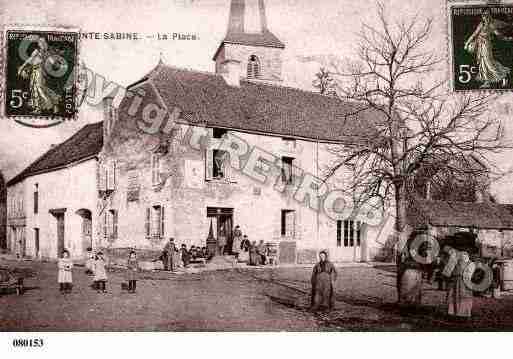 Ville de SAINTESABINE, carte postale ancienne