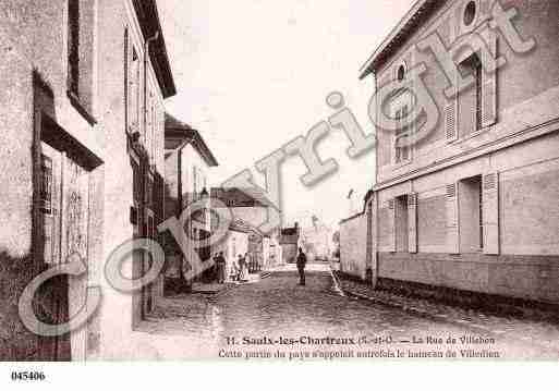 Ville de SAULXLESCHARTREUX, carte postale ancienne