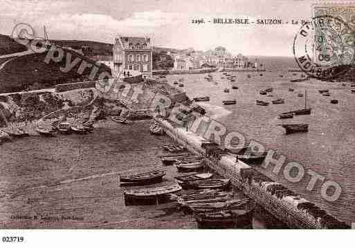 Ville de SAUZON, carte postale ancienne