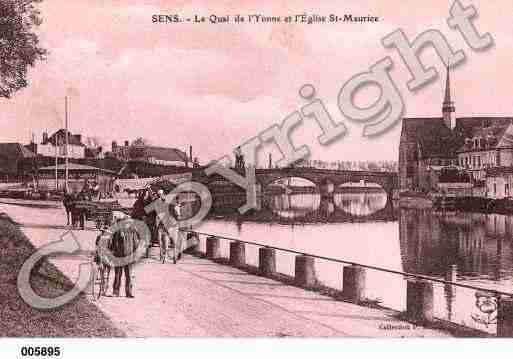 Ville de SENS, carte postale ancienne Ville de SENS, carte postale ancienne