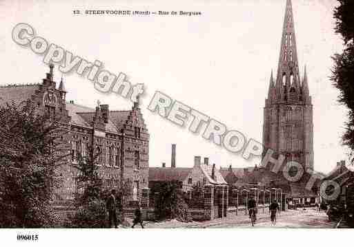 Ville de STEENVOORDE, carte postale ancienne