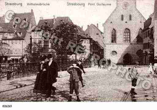 Ville de STRASBOURG, carte postale ancienne