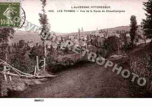 Ville de TERNES(LES), carte postale ancienne