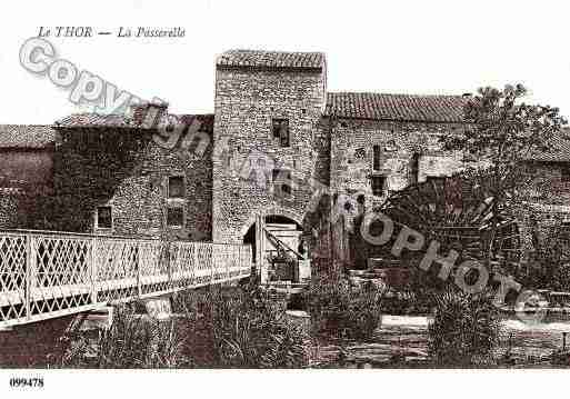 Ville de THOR(LE), carte postale ancienne