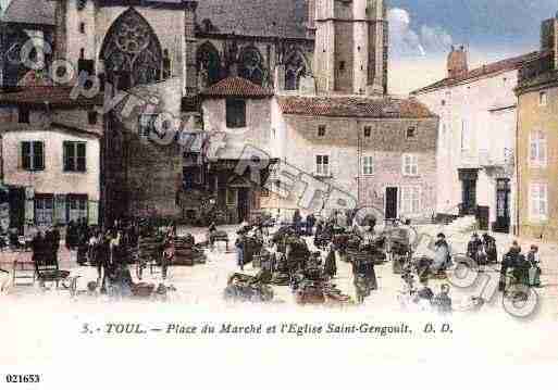 Ville de TOUL, carte postale ancienne