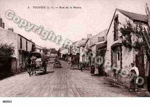 Ville de TOUVOIS, carte postale ancienne