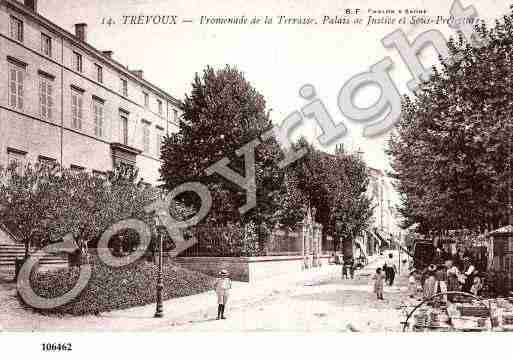 Ville de TREVOUX, carte postale ancienne