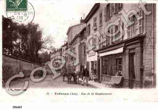 Ville de TREVOUX, carte postale ancienne