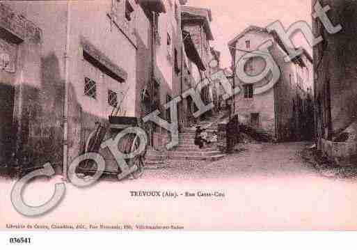 Ville de TREVOUX, carte postale ancienne