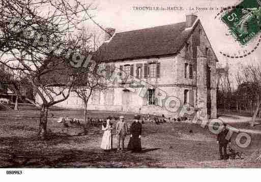 Ville de TROUVILLELAHAULE, carte postale ancienne