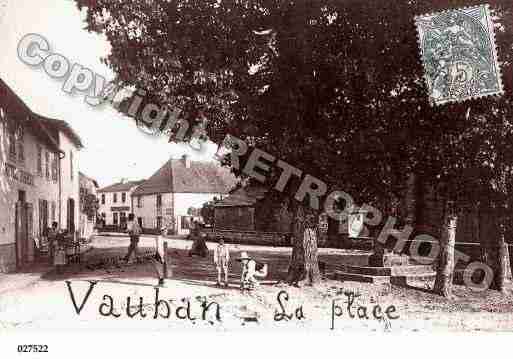 Ville de VAUBAN, carte postale ancienne