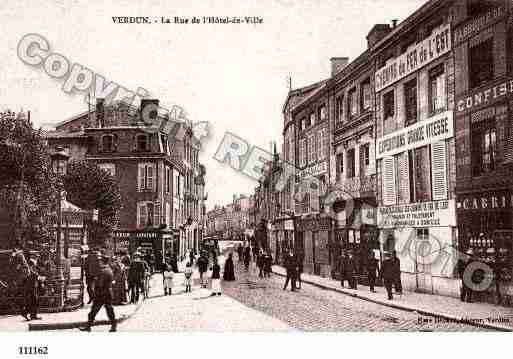 Ville de VERDUN, carte postale ancienne