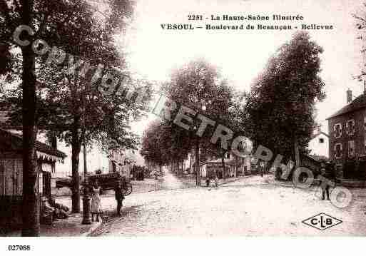 Ville de VESOUL, carte postale ancienne