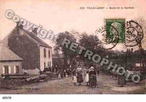 Ville de VILLELANGY, carte postale ancienne