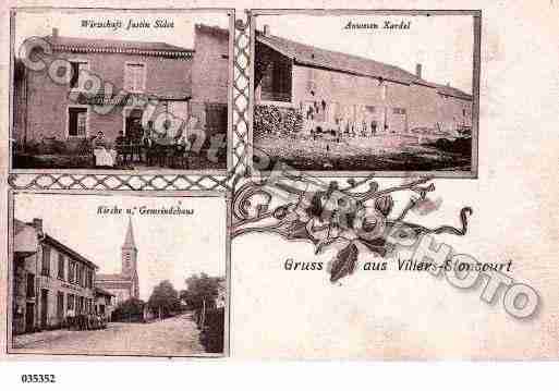 Ville de VILLERSSTONCOURT, carte postale ancienne