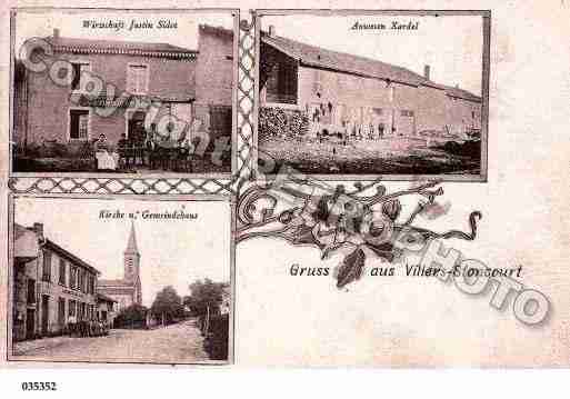 Ville de VILLERSSTONCOURT, carte postale ancienne Ville de VILLERSSTONCOURT, carte postale ancienne