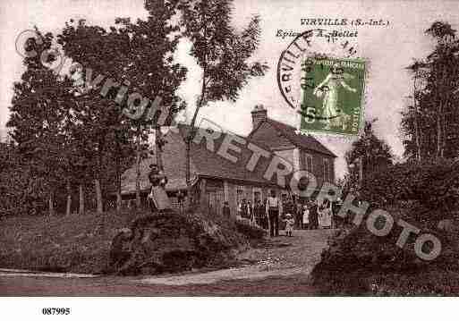 Ville de VIRVILLE, carte postale ancienne