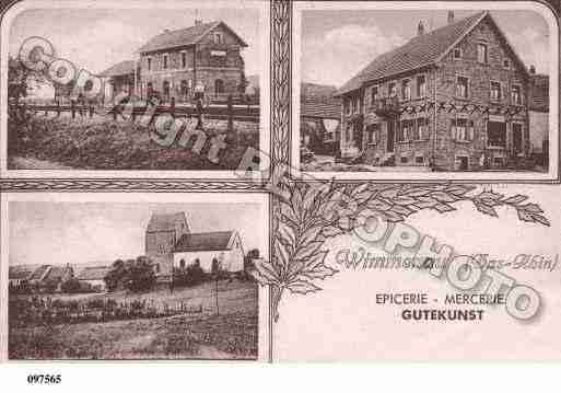 Ville de WIMMENAU, carte postale ancienne Ville de WIMMENAU, carte postale ancienne