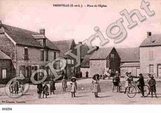 Ville de YMONVILLE, carte postale ancienne