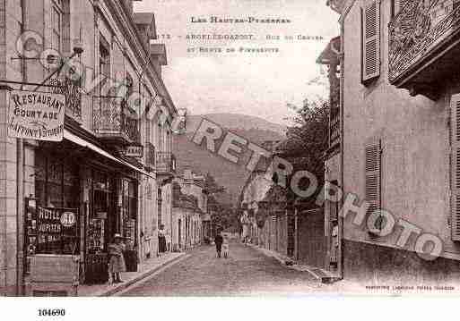 Ville de ARGELESGAZOST, carte postale ancienne