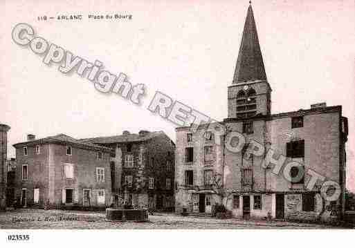 Ville de ARLANC, carte postale ancienne