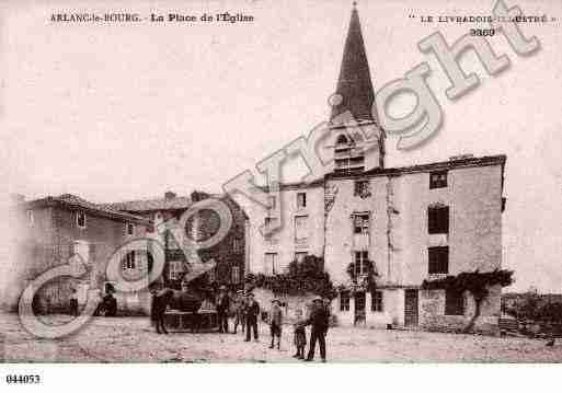 Ville de ARLANC, carte postale ancienne