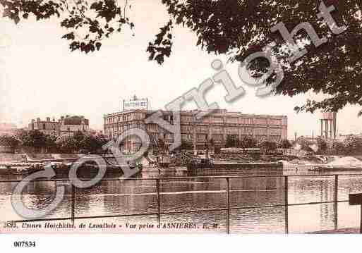 Ville de ASNIERESSURSEINE, carte postale ancienne