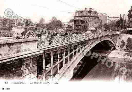 Ville de ASNIERESSURSEINE, carte postale ancienne