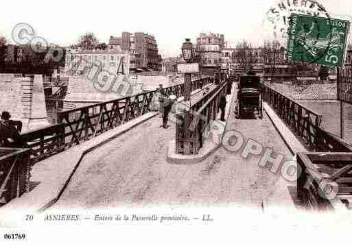 Ville de ASNIERESSURSEINE, carte postale ancienne