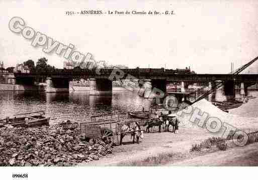 Ville de ASNIERESSURSEINE, carte postale ancienne