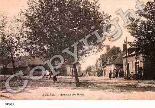 Ville de AUDES, carte postale ancienne