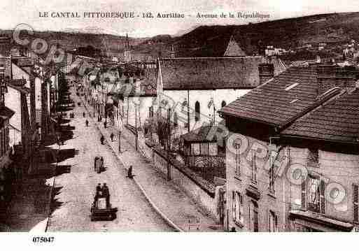 Ville de AURILLAC, carte postale ancienne