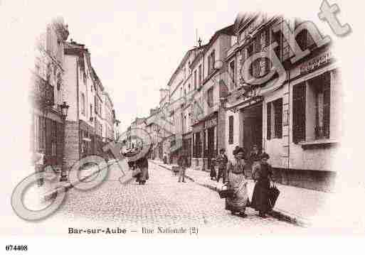 Ville de BARSURAUBE, carte postale ancienne