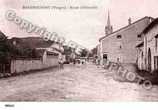 Ville de BAUDRICOURT, carte postale ancienne Ville de BAUDRICOURT, carte postale ancienne