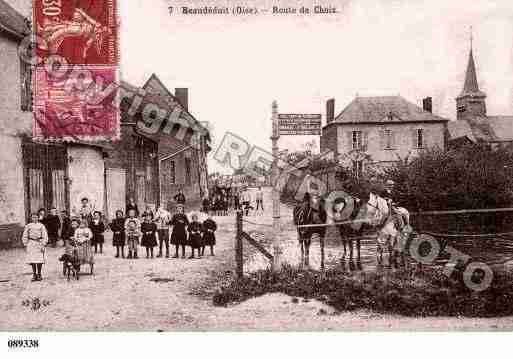 Ville de BEAUDEDUIT, carte postale ancienne