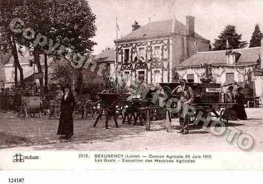 Ville de BEAUGENCY, carte postale ancienne