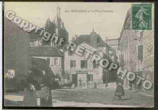 Ville de BERGERAC, carte postale ancienne